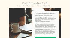 Desktop Screenshot of kevinhandley.com